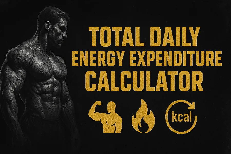 TDEE Total Daily Energy Expenditure Calculator Illustration